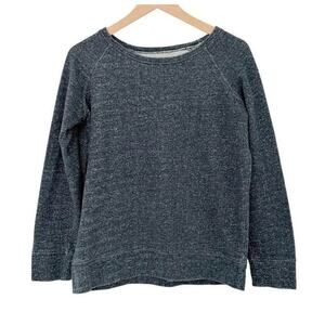 Pact Crewneck Organic Cotton Sweater Mens Medium Heather Blue Casual Sustainable